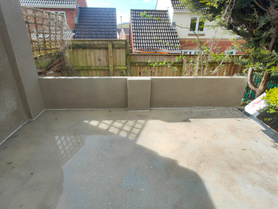 Retaining wall build with tyrolean finish  Project image