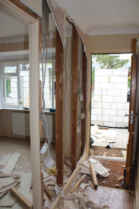 Bungalow conversion to house - downstairs Project image