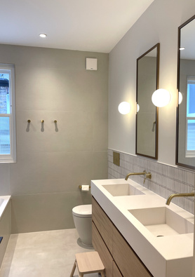 Converting two flats back into a family home including rear wrap around extension, loft conversion and back to brick interior and exterior refurbishment Project image