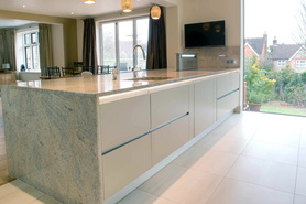 2 extensions and structural alterations to a very large house in Sanderstead to create a large family room with as Stonehams kitchen. Project image