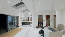 Rear extension gardens media walls  Project image