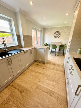 Modern Kitchen Installation & Downstairs Renovation Project image