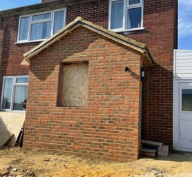 Newly constructed porch Project image