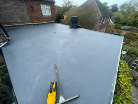 GRP flat roof. Project image