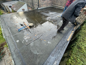 GRP flat roof. Project image