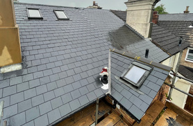 Slate roof Installation.  Project image