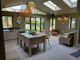 Extension :  Large rear single storey extension using Natural fibre Insulation ( Woodfibre) Project image