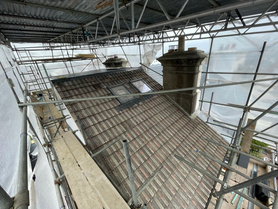 New tiled roof. Project image