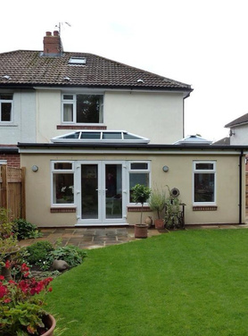 Wetherby. Large Ground floor kitchen/diner extension with roof lantern. Project image