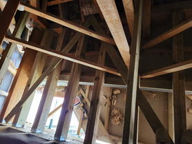 Repair works on gable wall Project image