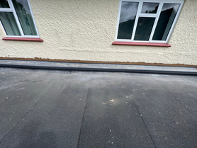 Flat roof ventilation repair.  Project image