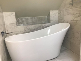 Bathroom construction on the loft conversion / Kidlington OX5 Project image