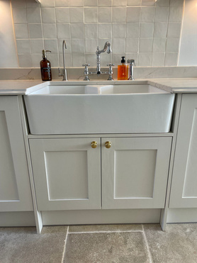 Internal wall alterations,limestone floor and kitchen installation  Project image