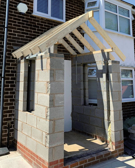 Porch Construction Project image