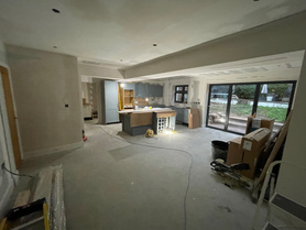 Single storey extension with new kitchen, utlity and WC.  Project image