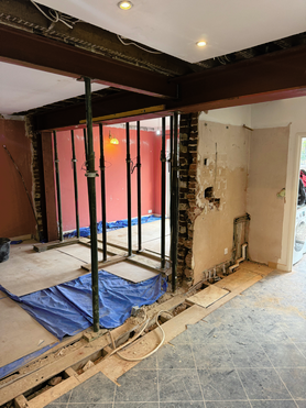 open plan kitchen/diner Project image