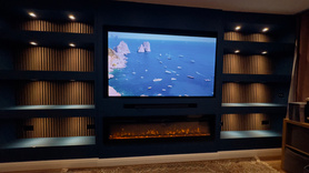 Rear extension gardens media walls  Project image