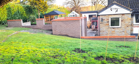 Oil tank area and retaining wall  Project image