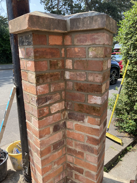 Insurance claim - Repair of wall damaged by car  Project image