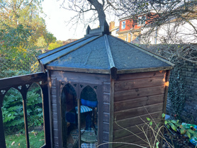 Small local shed roof. Project image