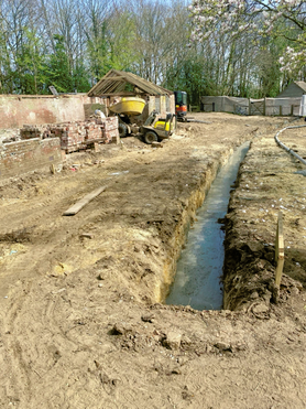 Brick boundary wall Project image