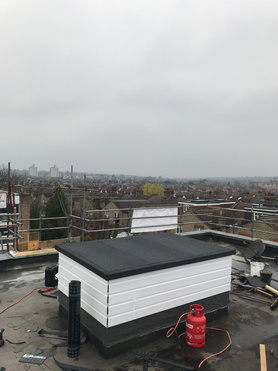 New flat roof covering Project image
