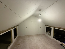 loft conversion plastered Project image