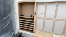 Fitted Shoe Cupboard and Wall Panelling Project image