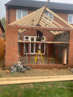 Rear Extension on New Build Property Project image
