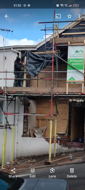 Take down and rebuild front of property  Project image