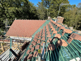 New tiled roof. Project image