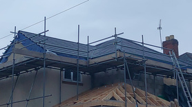 single storey rear extension-garage conversion-front porch extension-new main roof- structural modification  Project image