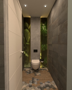 Commercial bathroom design Project image