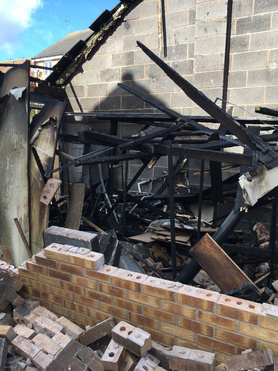 Fire Damaged Garage Rebuild Project image