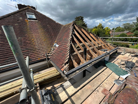 New tiled roof. Project image