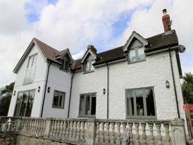 Large sunroom and two-storey side extension Project image