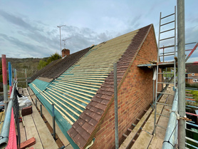 New tiled roof. Project image