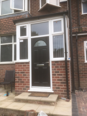 UPVC porch and composite front door  Project image