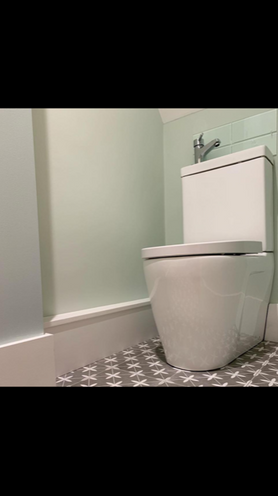 conversion of downstairs cupboard to a cloakroom Project image