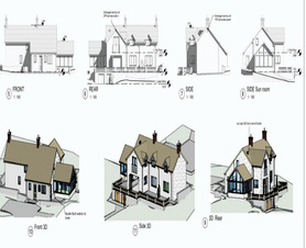 Large sunroom and two-storey side extension Project image