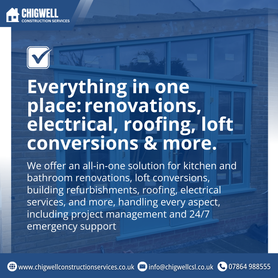 Why choose Chigwell Construction Services for your home or business projects? Project image