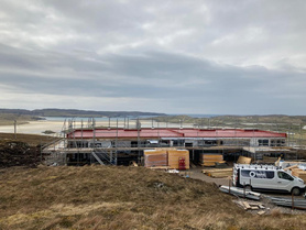 Construction of 4 letting rooms for Uig Lodge Project image