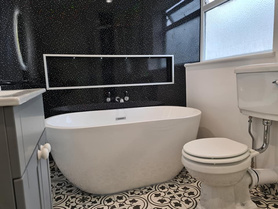 Traditional Bathroom With A Modern Edge Project image