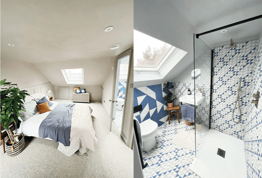 Bedroom loft conversion with en-suite by FMB member Herko Ltd