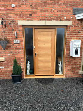 New oak door & panels  Project image