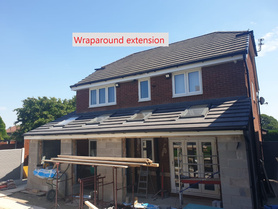 Large wraparound single storey extension Project image