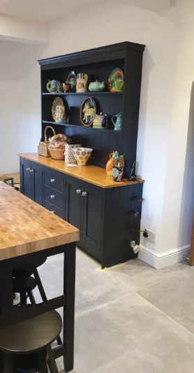 Painted Units & Bespoke cupboards to match existing kitchen Project image