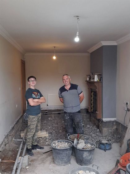 Site visit with FMB member Declan Tennyson