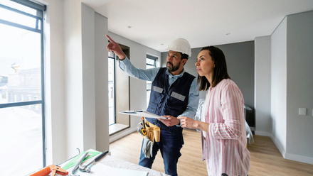 Builder walking client through changes.jpg