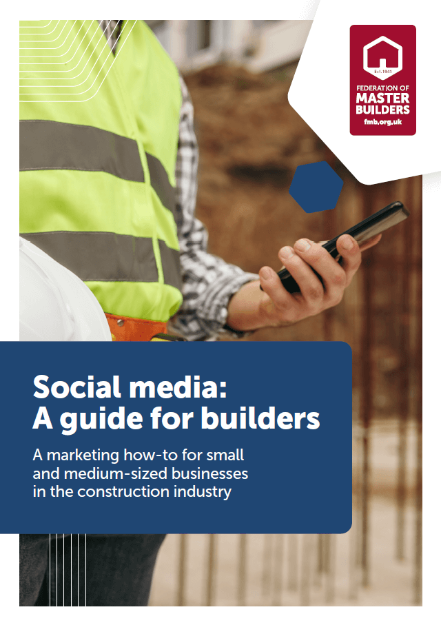 Front cover of Social media - A guide for builders